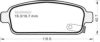 MGA 1010 Brake Pad Set, disc brake